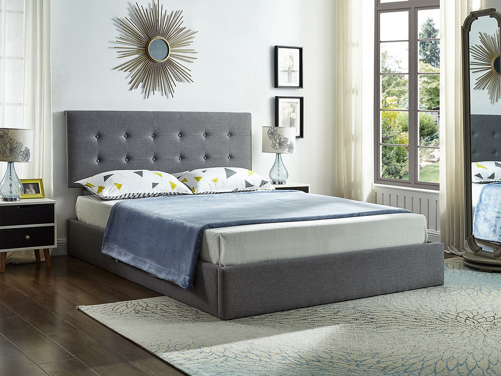 IF-5445 bed with storage/ Lit avec rangement. Single, Double, Queen, King