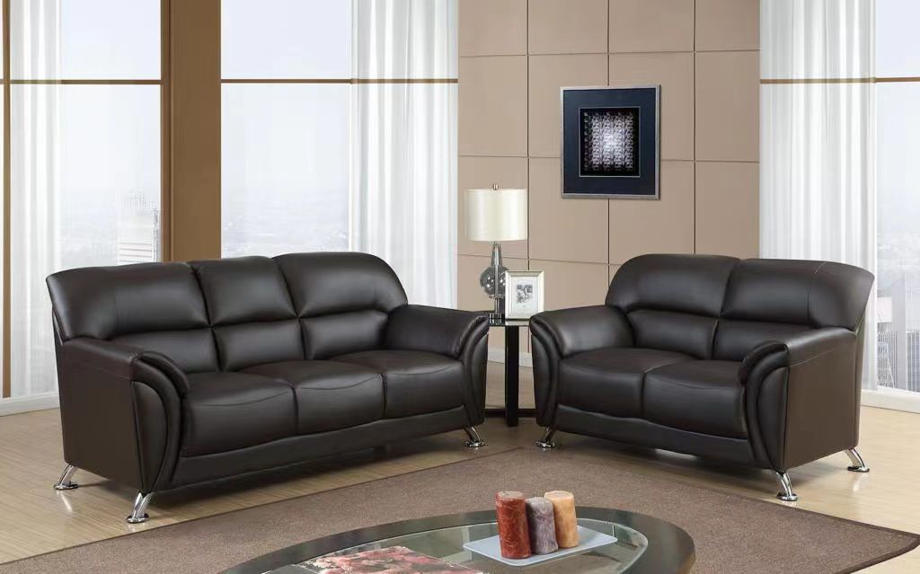 WENDY BROWN PU (2 pcs Sofa Set)