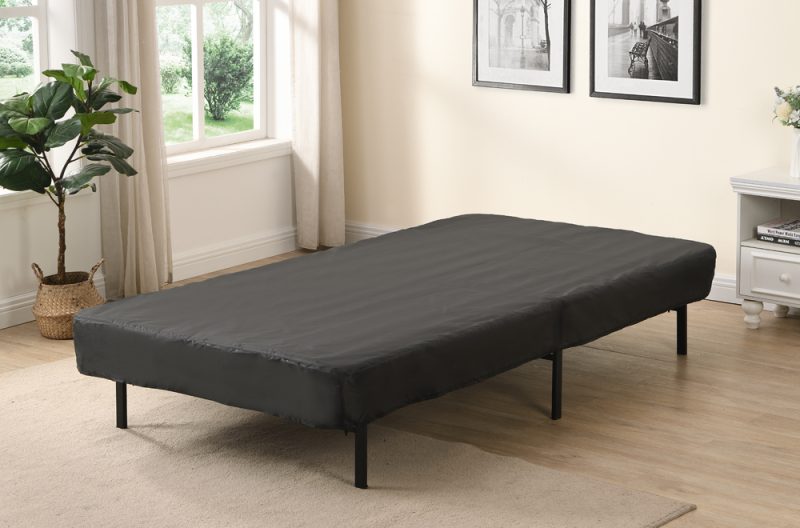 T2450 sturdy wire grid bed frame with mattress included. free delivery.