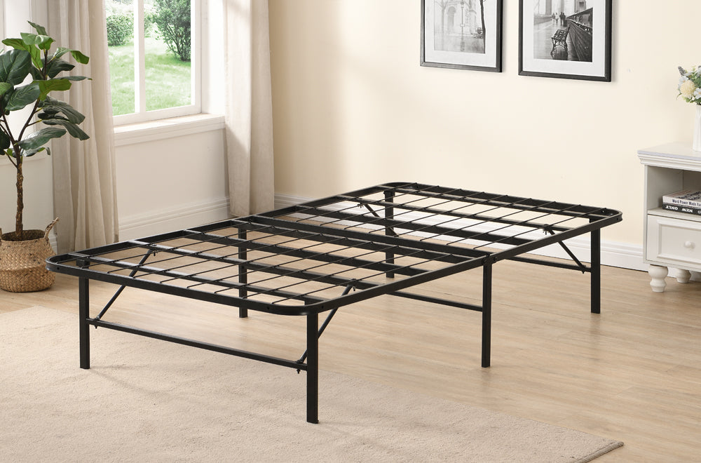 T2450 sturdy wire grid bed frame with mattress included. free delivery.