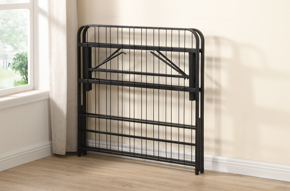 T2450 sturdy wire grid bed frame with mattress included. free delivery.